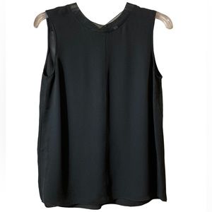 VINCE Sleeveless Top Black Size Small